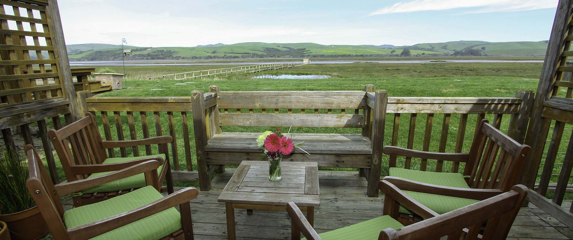 tomales bay view from motel inverness